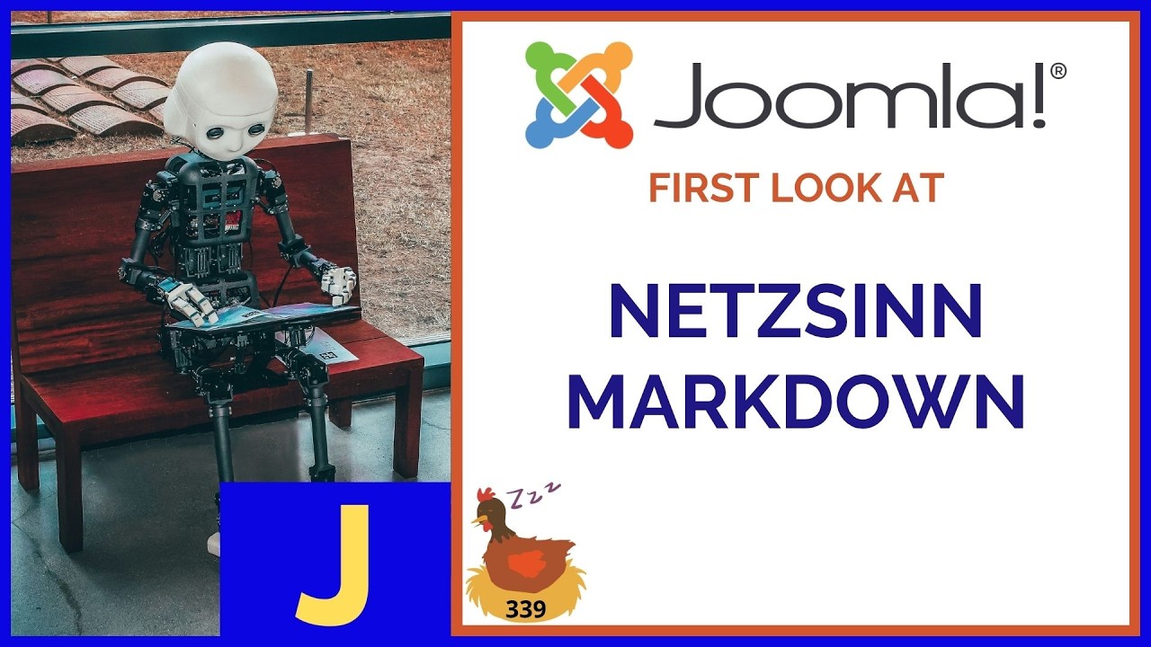 First Look at netzSINN Markdown for Joomla - 👀 WMW 339 - YouTube