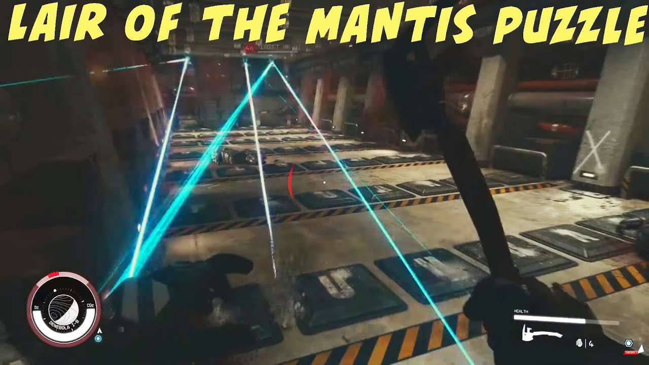 How to solve word puzzle in LAIR OF THE MANTIS