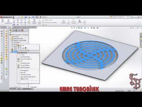 SolidWorks Vent - Menfez Komutu Kullanımı - Emre TUNÇBİLEK