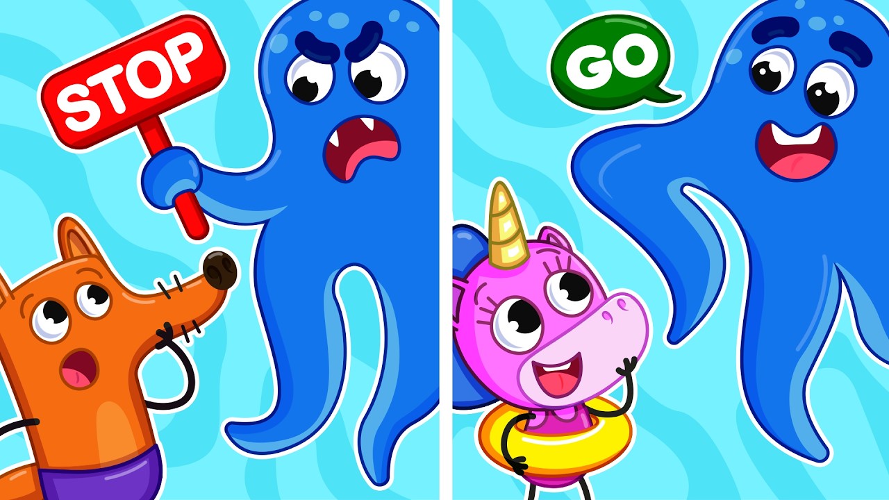 Живут ли Монстры в Бассейне?! | Учимся Плавать в Бассейне | Детские Мультики | Крошка Мими🦄