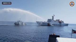 China uses water cannons anew vs Filipino ships in West Philippine Sea