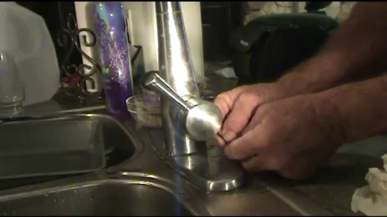 water not coming out of kitchen sink faucet