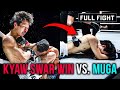 Knockdown FRENZY 👊 Kyaw Swar Win 🇲🇲 vs. Muga 🇯🇵 | Muay Thai Full Fight