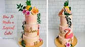 Tropical Flamingo Cake Tutorial With Buttercream Stripes Youtube Tropical Flamingo Cake Tutorial With Buttercream Stripes Youtube