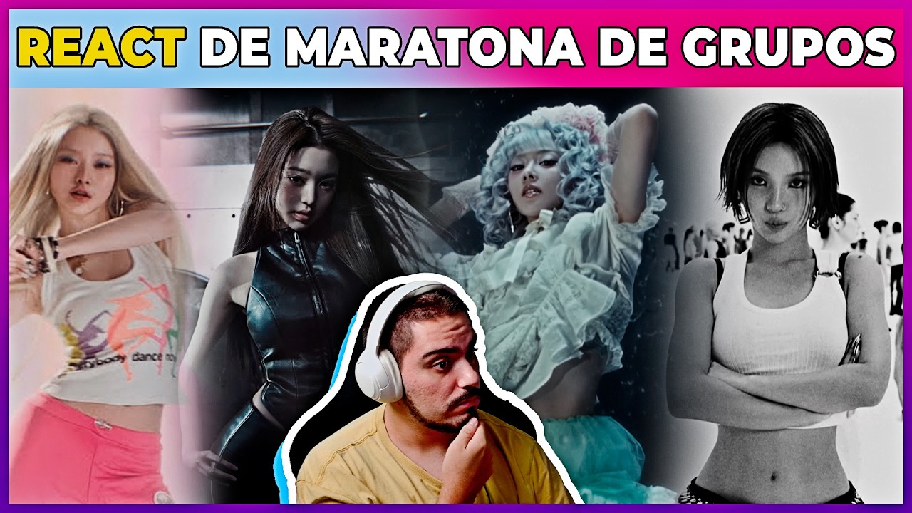 Maratona de Grupos KiiiKiii, IVE, XG e I DLE #react #reactkpop #bobsmreact