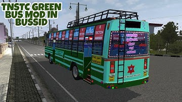 RELEASED TNSTC GREEN Bus Mod In Bus Simulator Indonesia - Bussid Bus Mod - Bussid Car Mod - Bussid