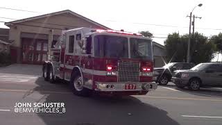 (NEW TRUCK) OCFA Truck 17 Responding