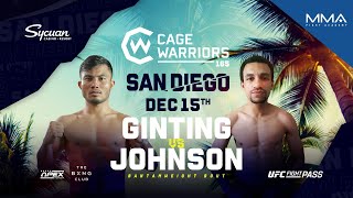 Eperaim Ginting vs. Shawn Johnson | FULL FIGHT | CW 165 San Diego