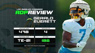 Famous Los Angeles Chargers ADP Review: Gerald Everett Net Worth
