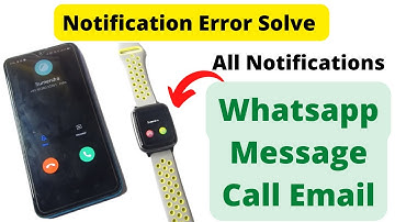 New Update On Notification Error In Watch Solve || Colorfit Pulse Notification Solve || Sum Tech