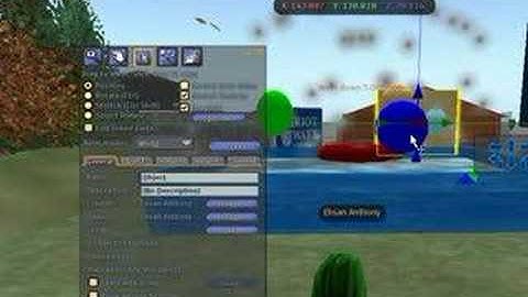 Create object in Second Life
