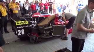 Adelaide motorsport festival 2015 gerhard berger 1994 ferrari formula
one car