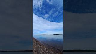 Впервые такое увидела ♡ Чудеса природы небо & вода  #Енисей