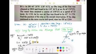 Staggered Observations (Class-2) Example No.(B-1) Of Capt. Subra's Explained.