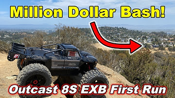 Million Dollar Bash!  Arrma Outcast 8S EXB First Run