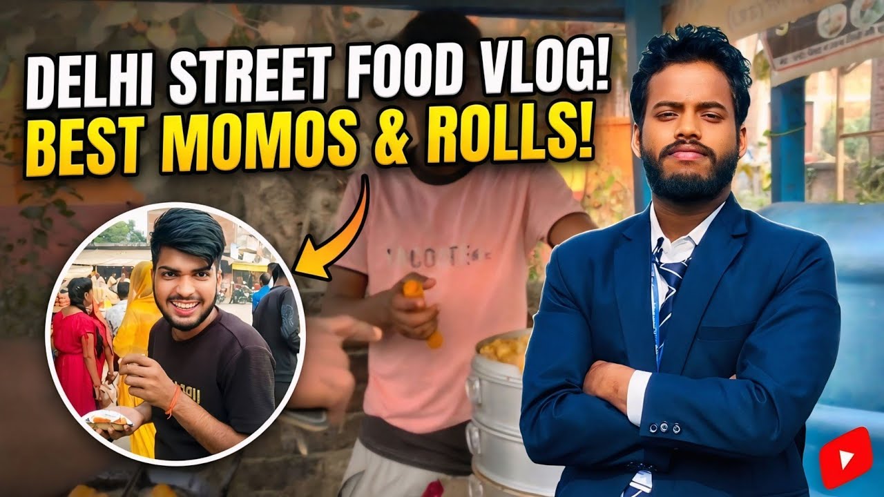 Street Food Vlog 😋 | Best MOMES & ROLLS in My Market 