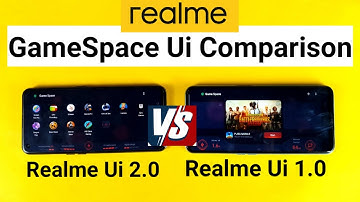 Realme Ui 2.0 vs Realme ui 1.0 Gamespace Features Comparison