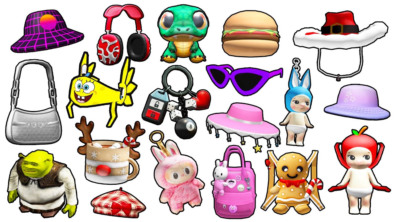 ВСЕ ВЕЩИ В РОБЛОКС 2025!!! 500 вещей бесплатно #1