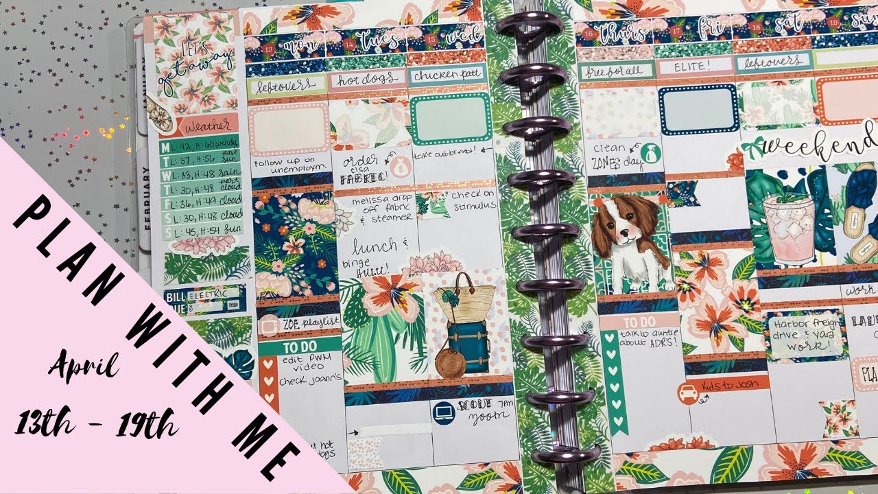 PLAN WITH ME | Classic Happy Planner | April 13-19 2020