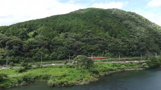 ＪＲ津山線マビックミニ空撮