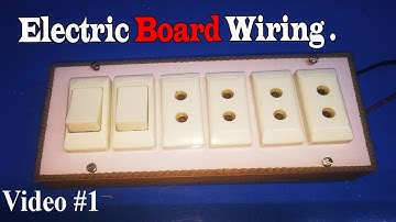 2 Switches and 4 Sockets extension board connection/how to make extension box at home/ h2e