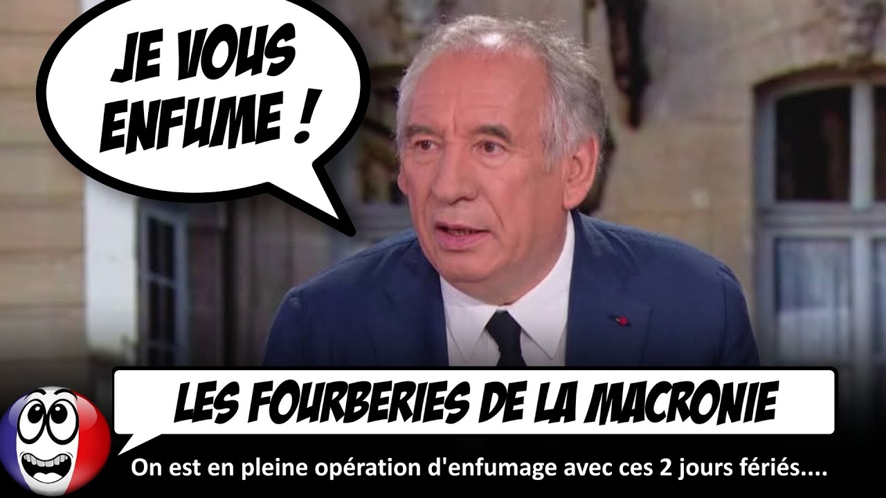 La GROSSE ARNAQUE que prépare François Bayrou (les fameux 2 jours fériés...)