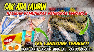 UMPAN IKAN MAS PAMUNGKAS PENGURAS EMPANG‼️RACIKAN UMPAN TERBARU TANPA ESSEN