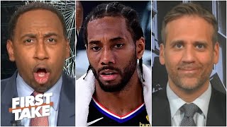 Stephen A. blasts Max for his 'embarrassing' response to Kawhi losing Game 7 | First Take