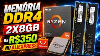 PROMOÇÃO NO ALIEXPRESS! MEMÓRIA DDR4 2X8GB DE R$350, SSD NVME E RYZEN 5 3500X...