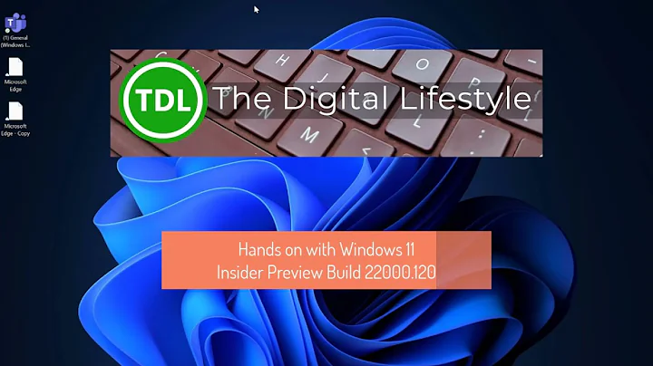 Hands on with Windows 11 Insider Preview Build 22000.120