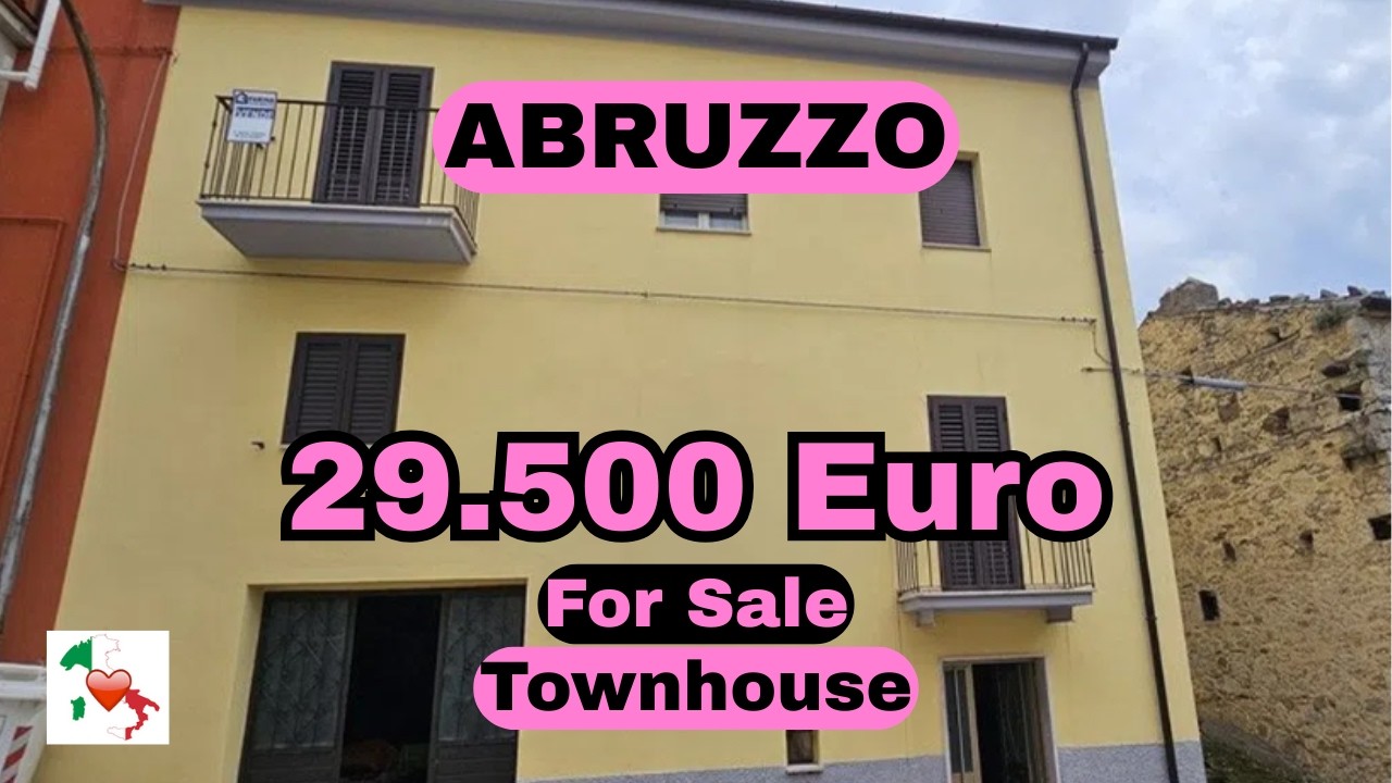 Абруццо, Торнареччо, провинция Кьети. Таунхаус 29,5 тыс., 3 этажа [гараж и чердак], 122 кв.м/1300...