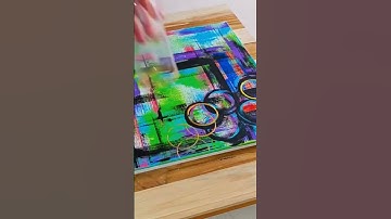 How to Layer Shapes for Contrast & Depth / Abstract Painting Techniques