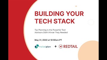 Building Your Tech Stack - Holistiplan