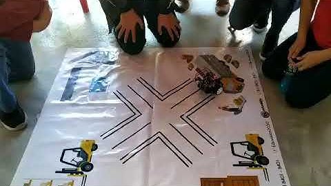 trabajo de robótica  (programado con la app de rogic)