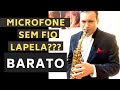 🔴 - landersax  '◡' - Microfone Kimafun sem fio barato - lapela como usar no sax