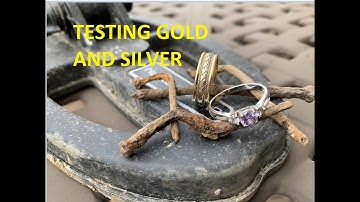 Simplex. Testing Gold and Silver rings w Iron Discrimination/ Iron Volume settings. SP24.