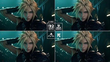 "FINAL FANTASY VII REMAKE INTERGRADE" Platform-based Video Comparison