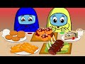 ASRM Among Us Mukbang Challenge / Among Us Animation - Rainbow Game