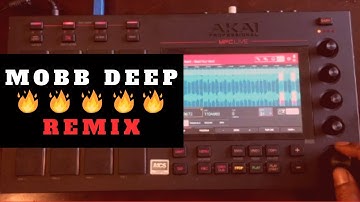 Fire Mobb Deep Remix! Beat Making Mpc Live | Prodigy Acapella Chopping Block