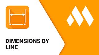 ModPlus for AutoCAD. Dimensions by line