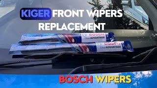 Front wiper replacement  Bosch Clear Advantage Wipers