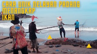 WOW, ADA IKAN BUNTAL RAKSASA SAAT PENANGKAPAN IKAN SECARA TRADISIONAL ELO PUKEK DI PANTAI PADANG
