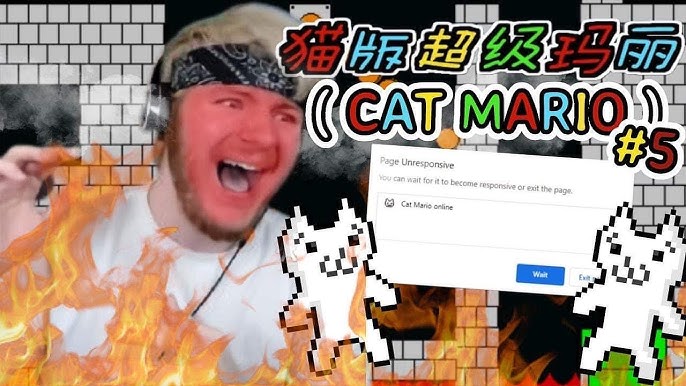 Cat Mario on Poki se, man i wasn't prepared for this evil game. 