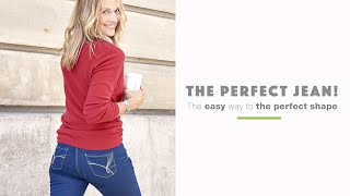 Perfect Fit Tummy Control Jeans slims from within.