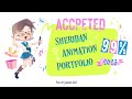 Accepted  i  this is how i got 99 and 1000 scholarship from sheridan animation