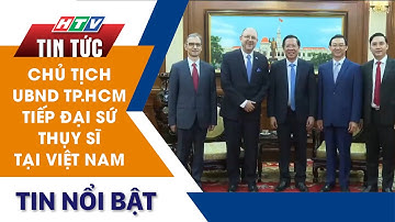 CHỦ TỊCH UBND TP. HCM PHAN VĂN MÃI TIẾP ĐẠI SỨ THỤY SĨ TẠI VIỆT NAM
