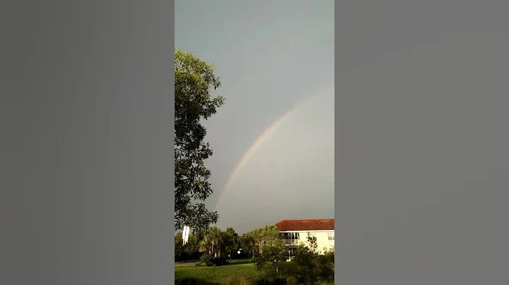 Double rainbow... somewhere..