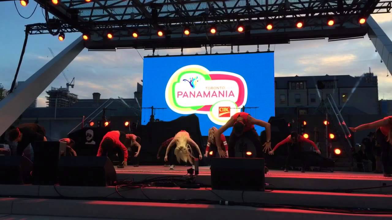 Dance Performance at Pan Am 201 Countdown - 1 Year to Go - YouTube
