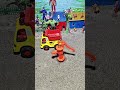 🚜🔥 Real Working Mini Tractor Cement Pillar Footing Making Machine #shorts #youtubeshorts