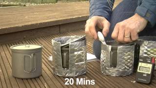 How to save fuel using a Pot Cosy when camping